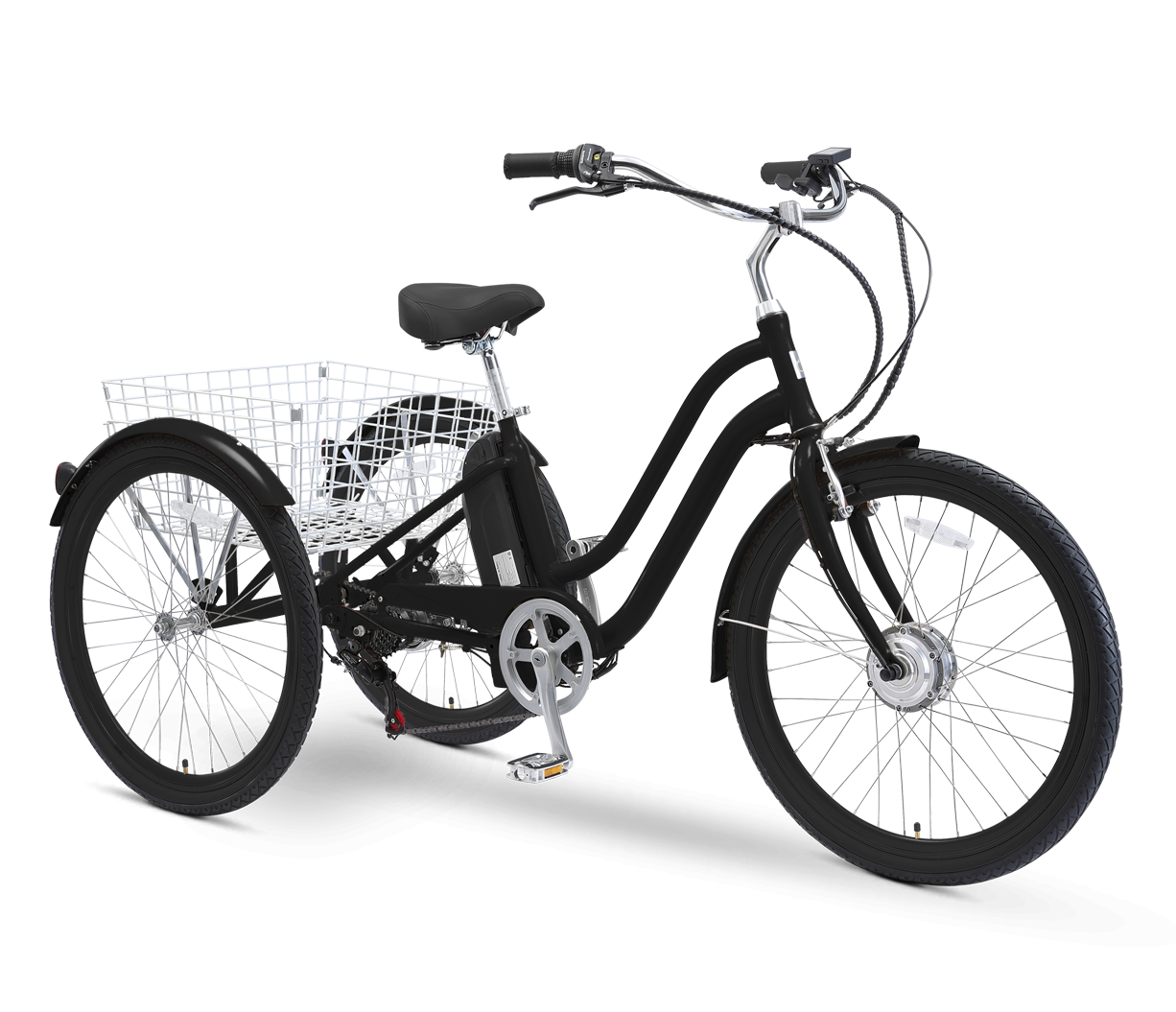 sixthreezero EVRYjourney 26" 7 Speed Hybrid Electric Tricycle, 36V, 250W