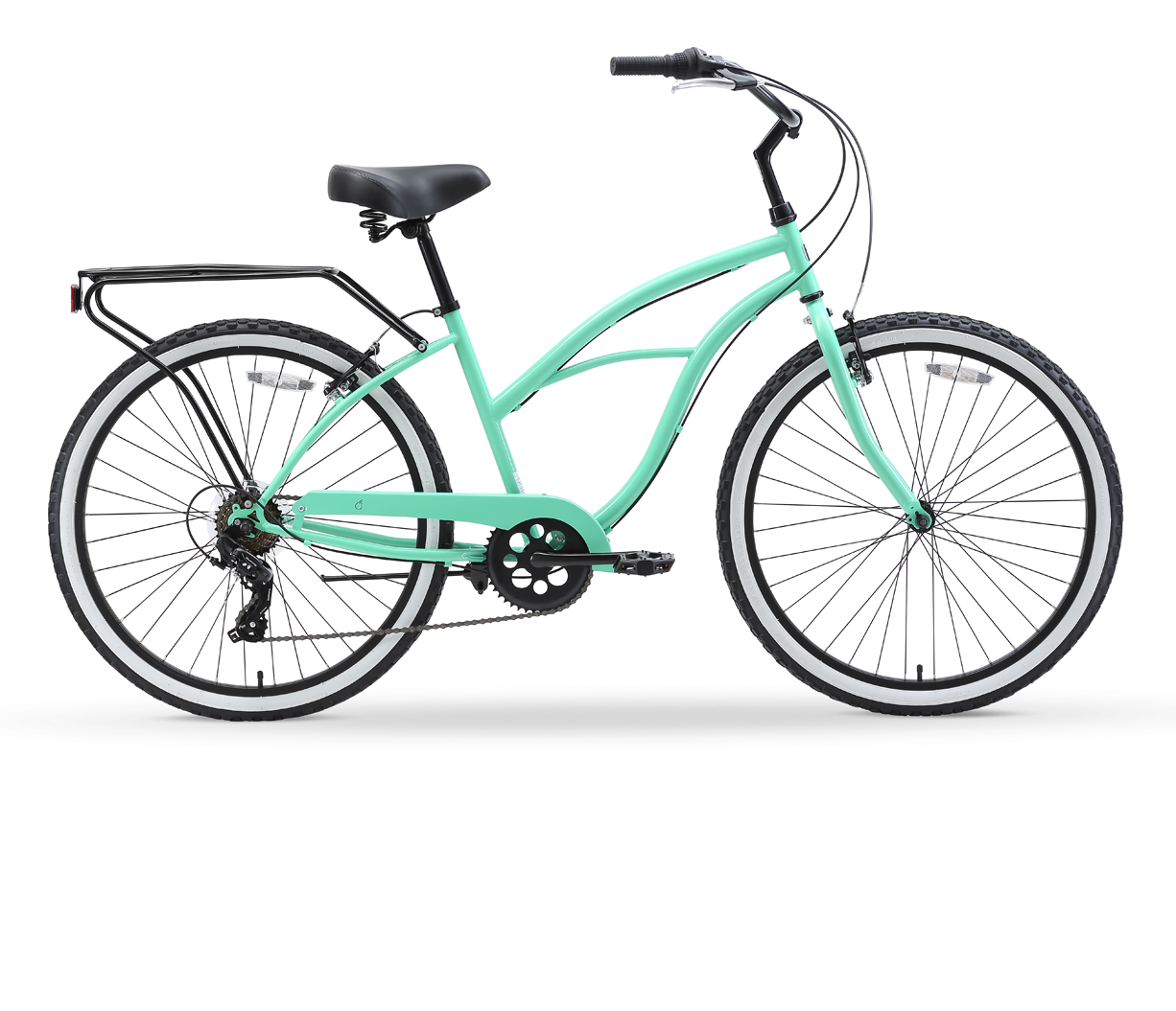 sixthreezero Around the Block Women's 26" 7 Speed Cruiser Bicycle