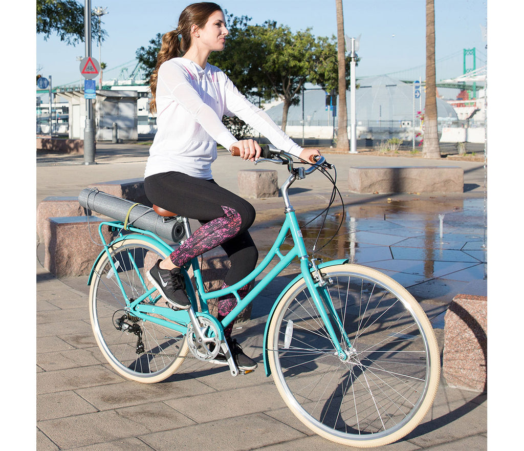 sixthreezero Ride in the Park Women's 3 Speed Touring City Bike with Rear Rack