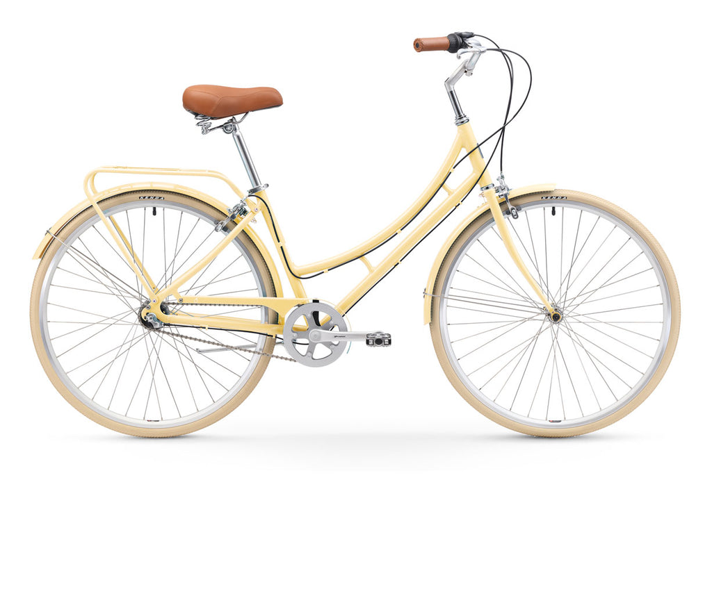 sixthreezero Ride in the Park Women's 3 Speed Touring City Bike with Rear Rack