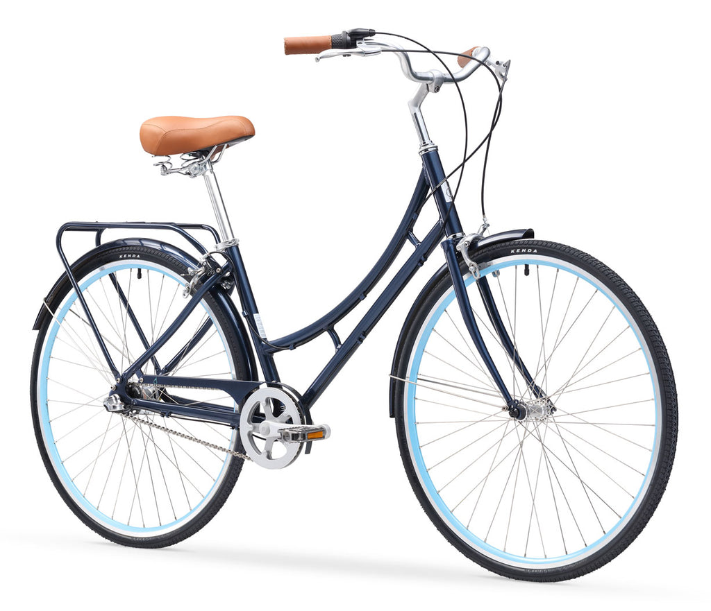 sixthreezero Ride in the Park Women's 3 Speed Touring City Bike with Rear Rack