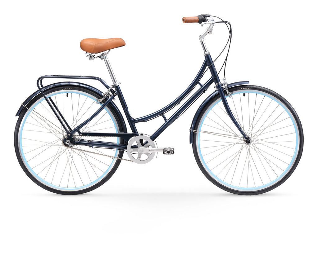 sixthreezero Ride in the Park Women's 3 Speed Touring City Bike with Rear Rack