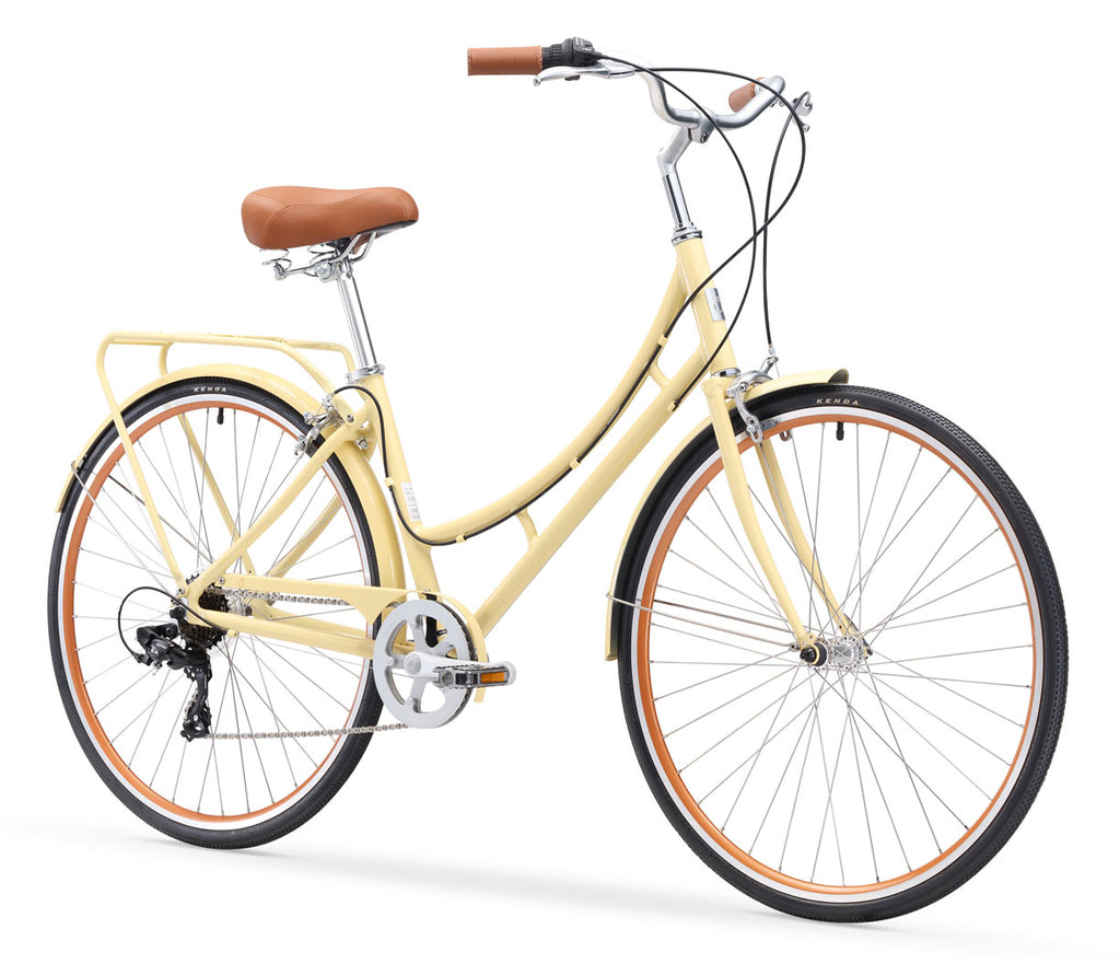 sixthreezero Ride in the Park Women's 7 Speed Touring City Bike with Rear Rack