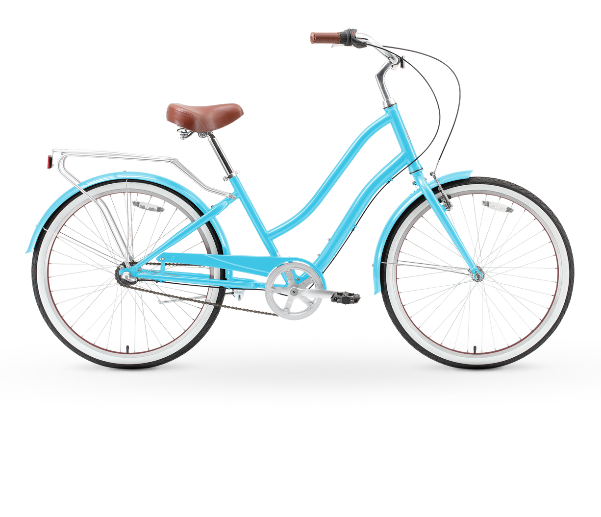 sixthreezero EVRYjourney Women's 26" 3 Speed Steel Step-Through Touring Hybrid Bicycle